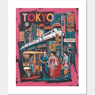 TOKYO CITY Posters and Art